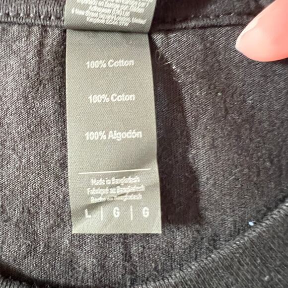 Urban Outfitters Steven Rhodes Anxiety Attack T-Shirt Black‎ Mens Size L NWOT - Picture 5 of 5